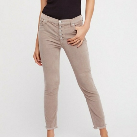 Free People Pants - Free People Reagan Corduroy Cropped Pants
